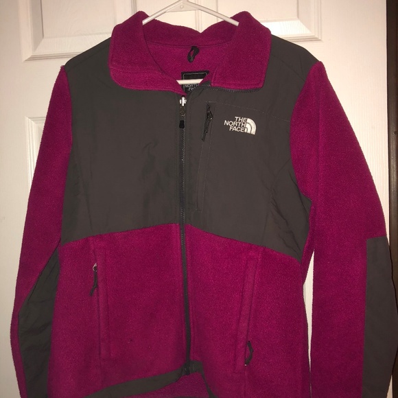 The North Face Jackets & Blazers - THE NORTH FLACE PINK AND GRAY FLEECE JACKET